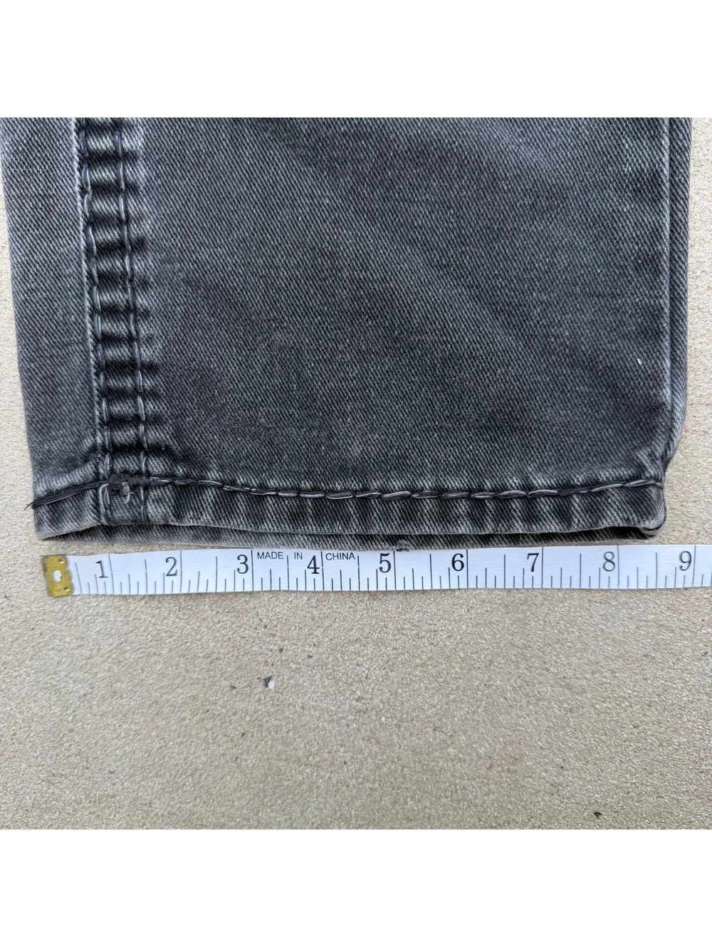 True Religion Jeans Men Waist 34 Black Distressed Casual